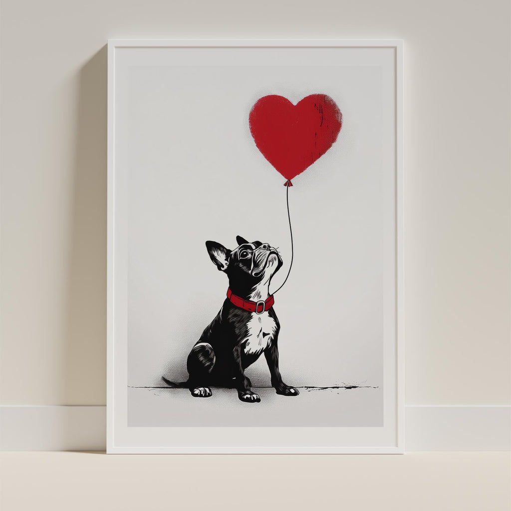 Boston Terrier DOGSY Series inspired by the Art of Banksy image 9
