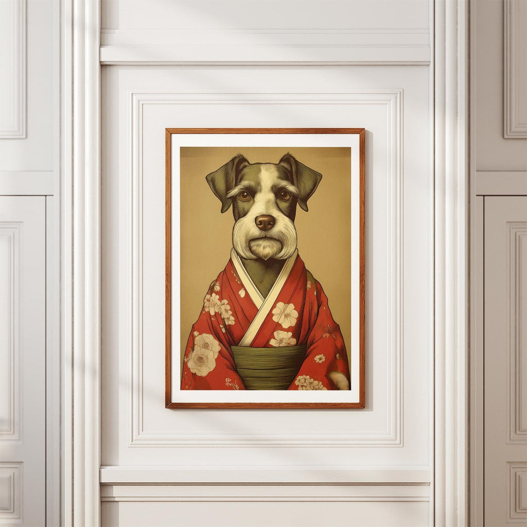 Schnauzer Japanse Kimono Dog Series image 3