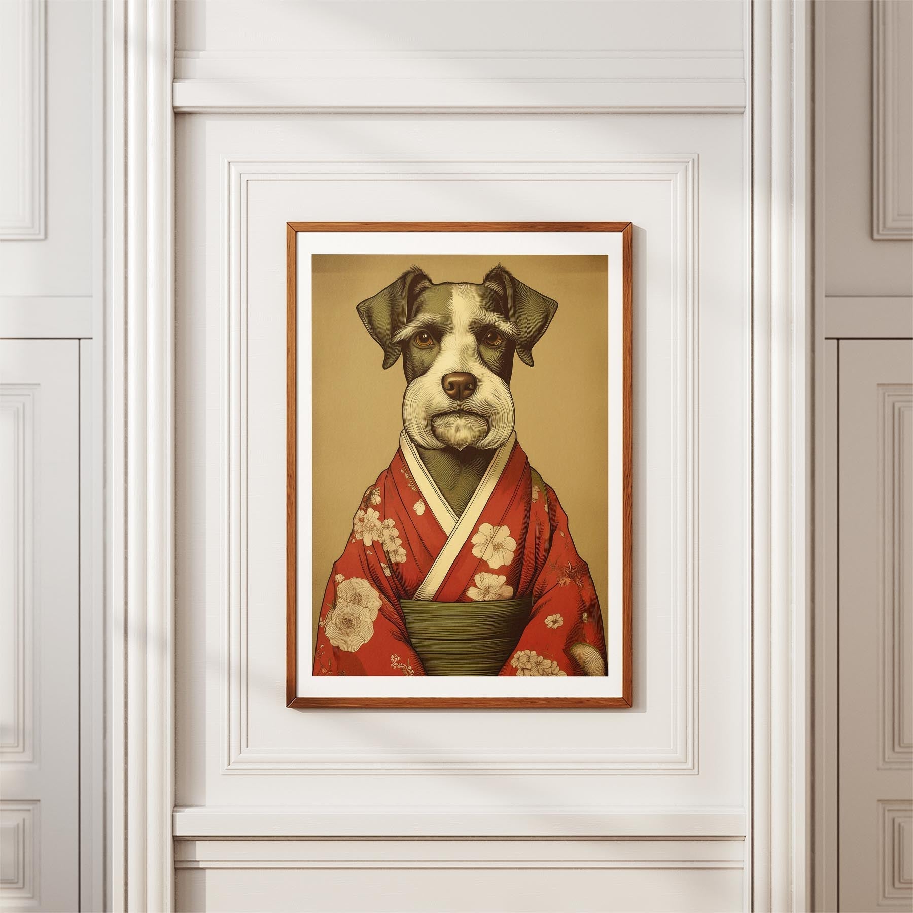 Schnauzer Japanse Kimono Dog Series image 3