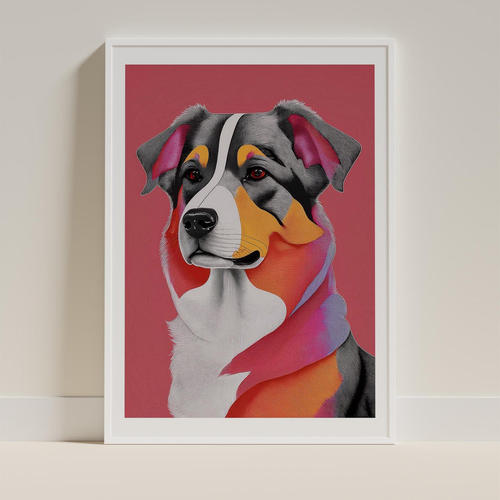 Australian Shepherd Modern Pop Dog Series image 9