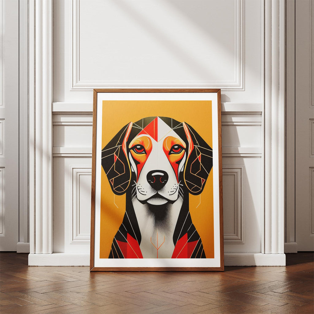 Beagle Geometric Orange Series image 4
