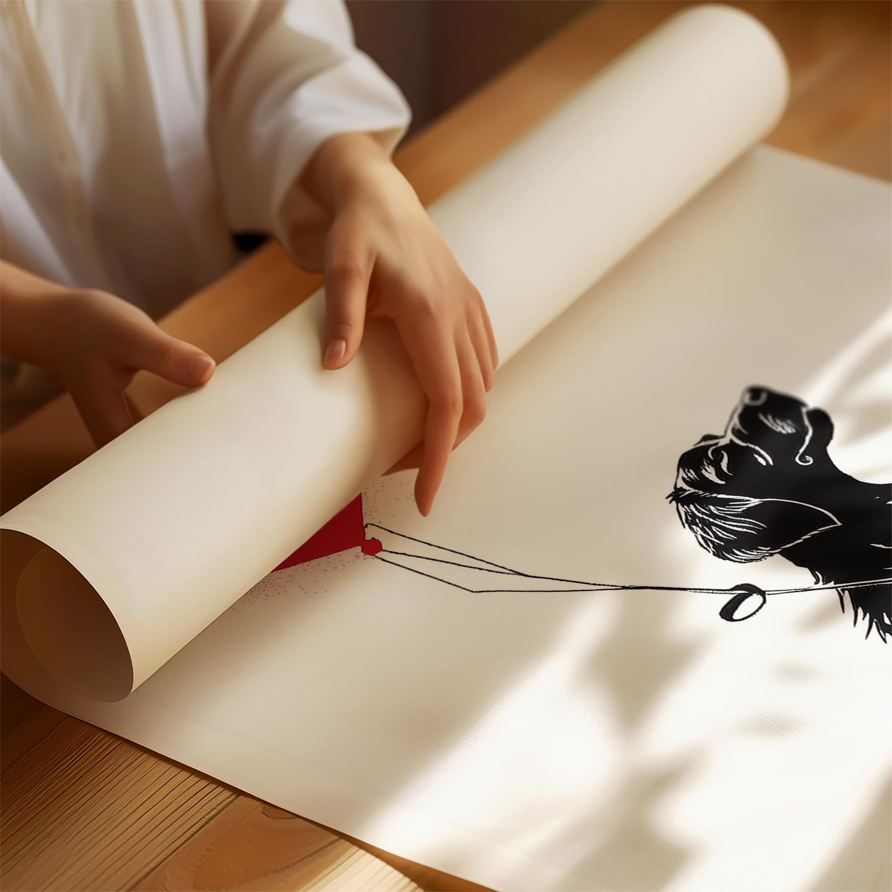 Golden Retriever DOGSY Series inspired by the Art of Banksy image 1