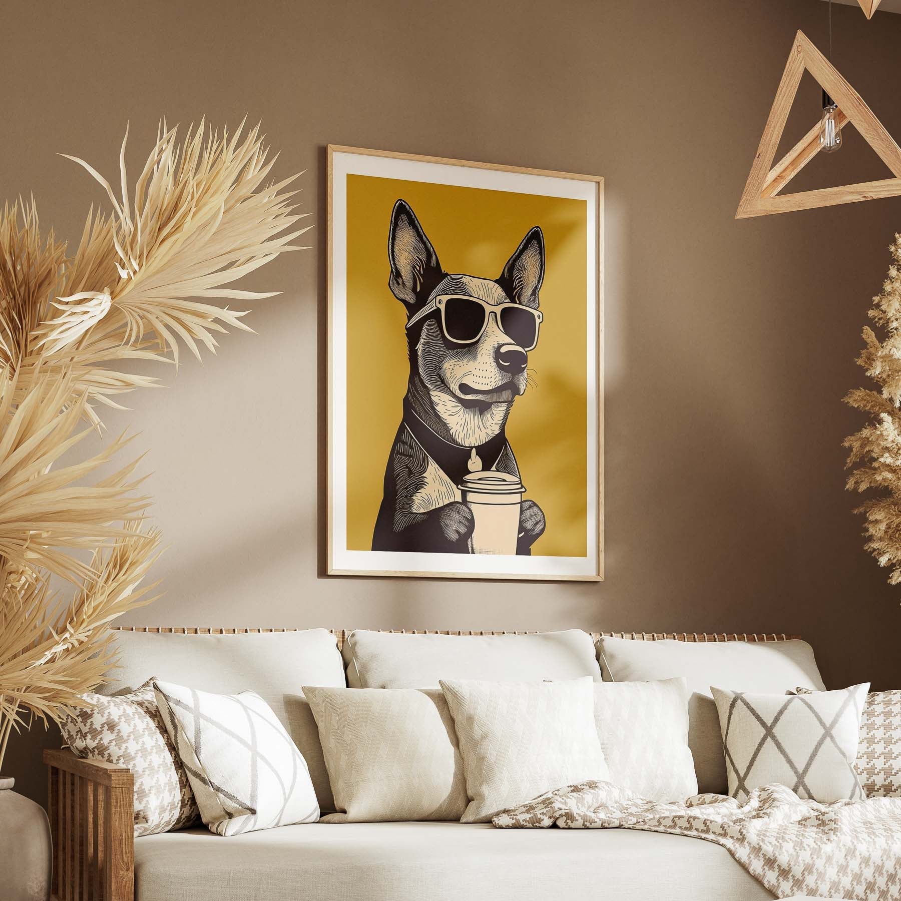 Cattledog Chillin Coffee Dog image 5