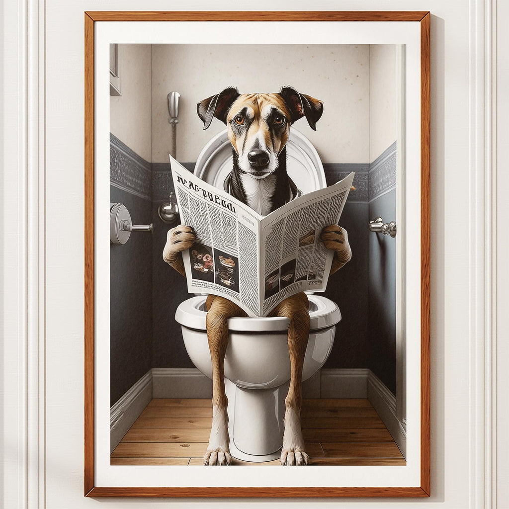 Greyhound Toilet Humour Dog Series 2 image 10