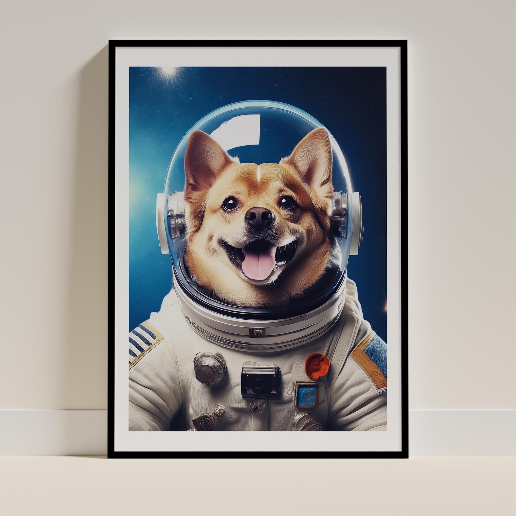 Japanese Chin Astronaut Dog Series image 0