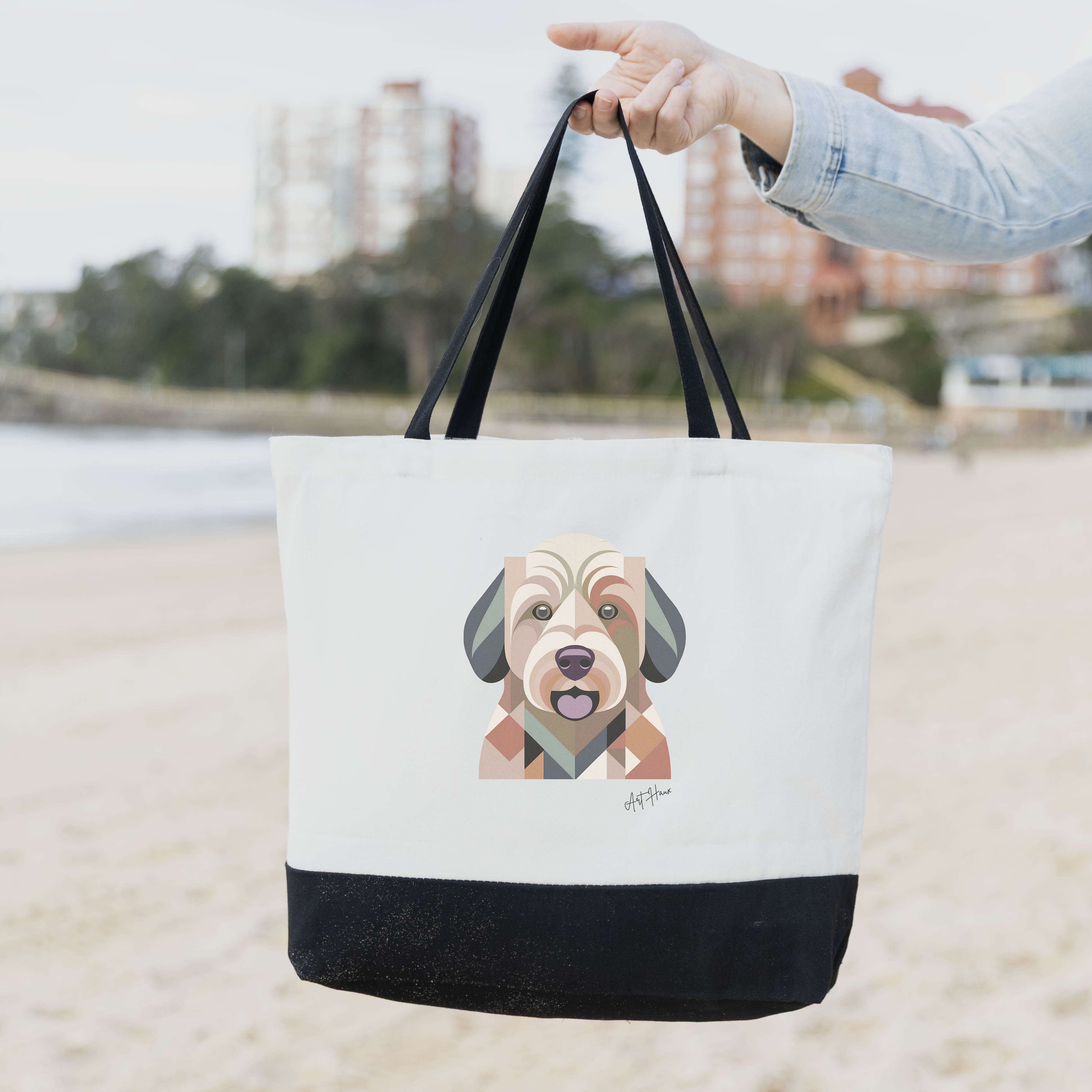 Coton de Tulear Vintage Chic Graphic Bag image 1