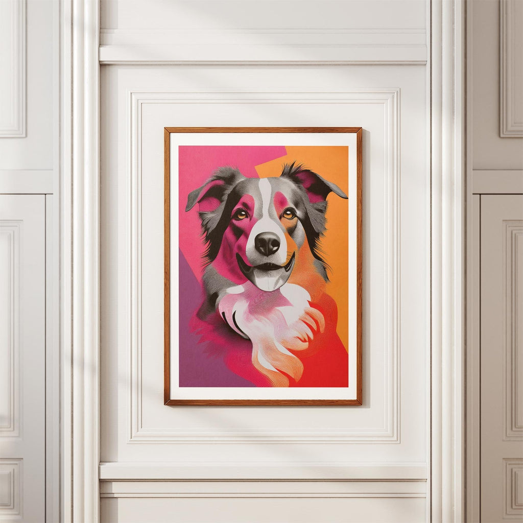 Border Collie Modern Pop Dog Series image 3