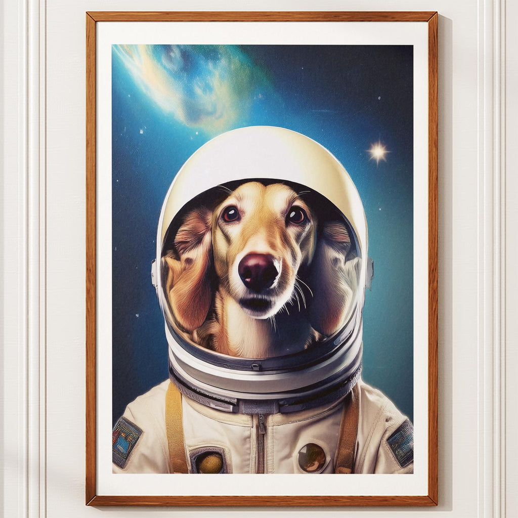 Borzoi Astronaut Dog Series image 10