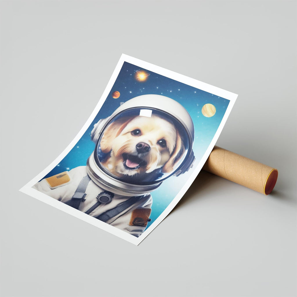 Maltese Astronaut Dog Series image 6