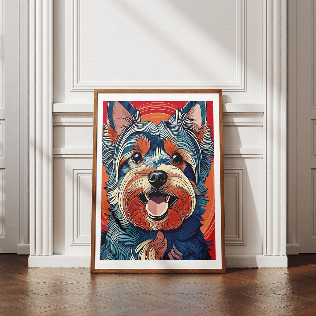 Yorkshire Terrier Hokusai Japanese Inspired Dog Series image 4