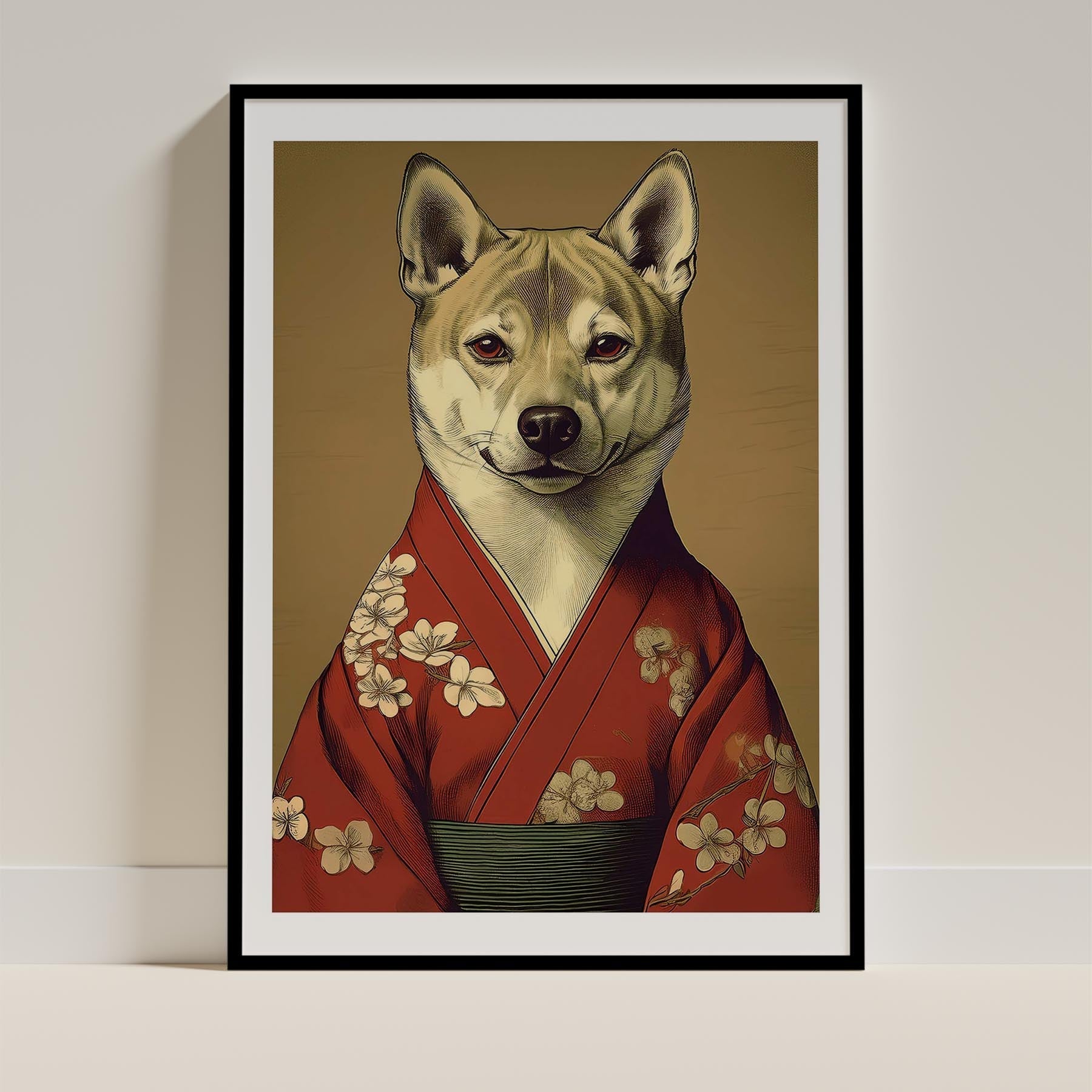 Shiba Japanse Kimono Dog Series image 0