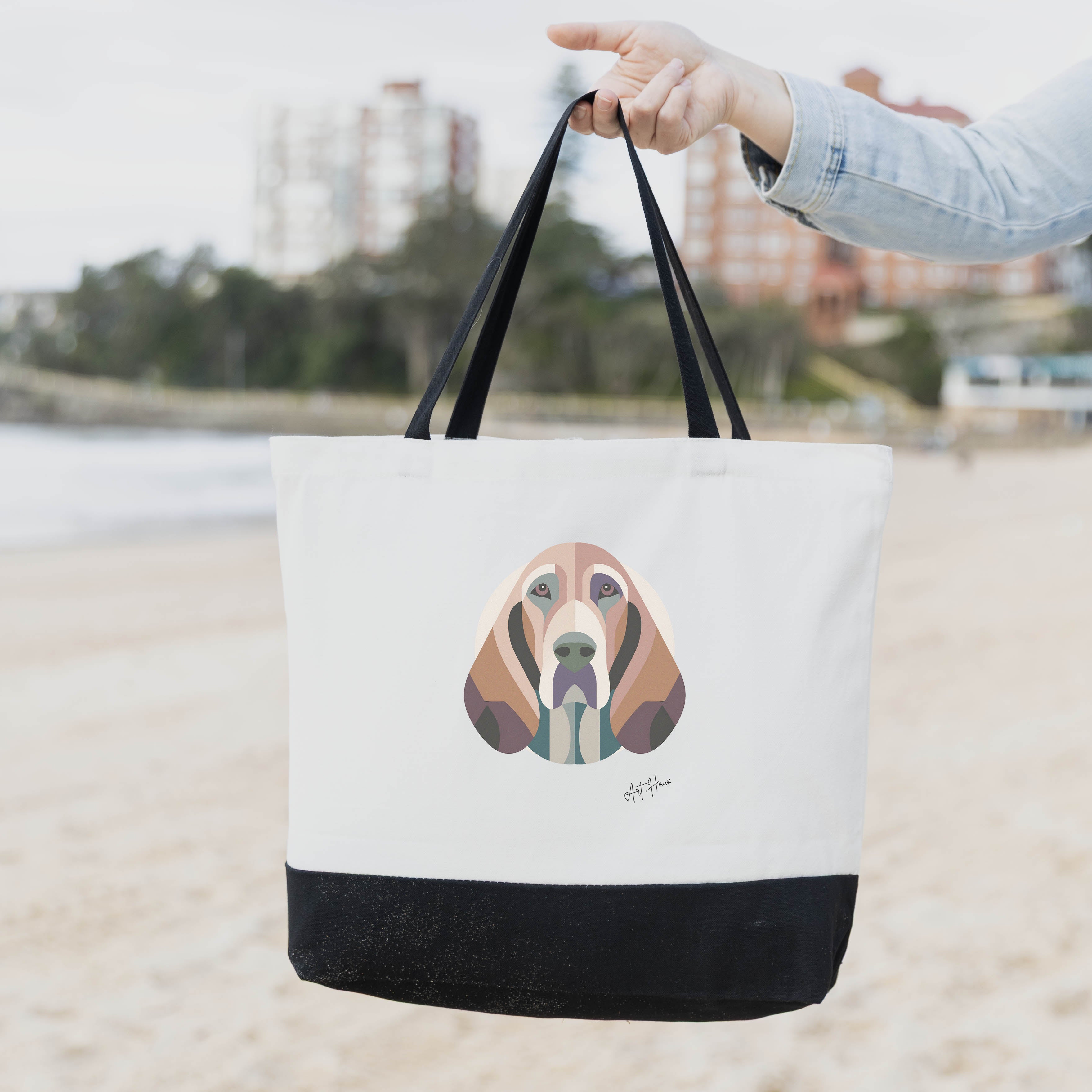Bloodhound Vintage Chic Graphic Bag image 1