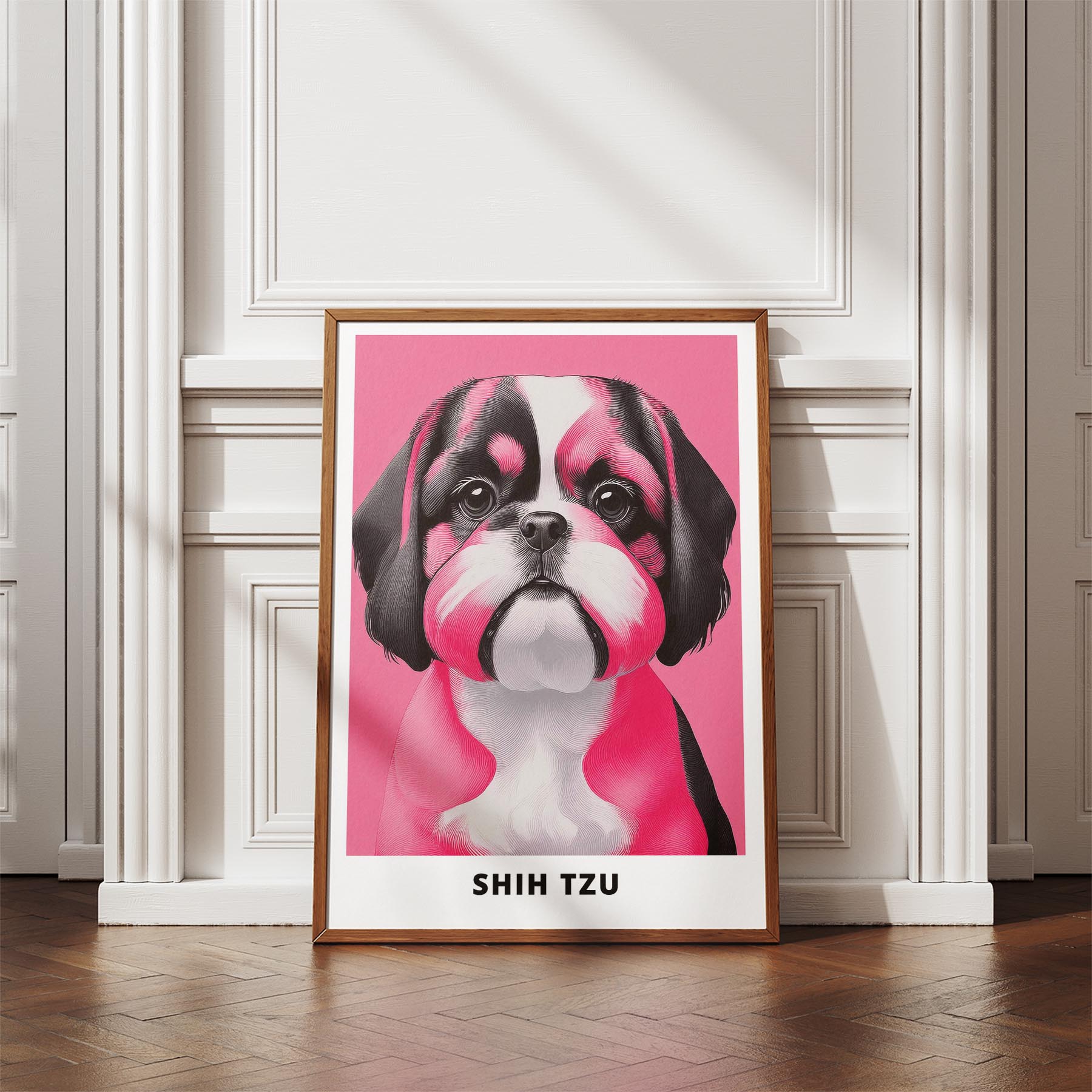 Shih Tzu Pink and Black Dog Series 2 image 4