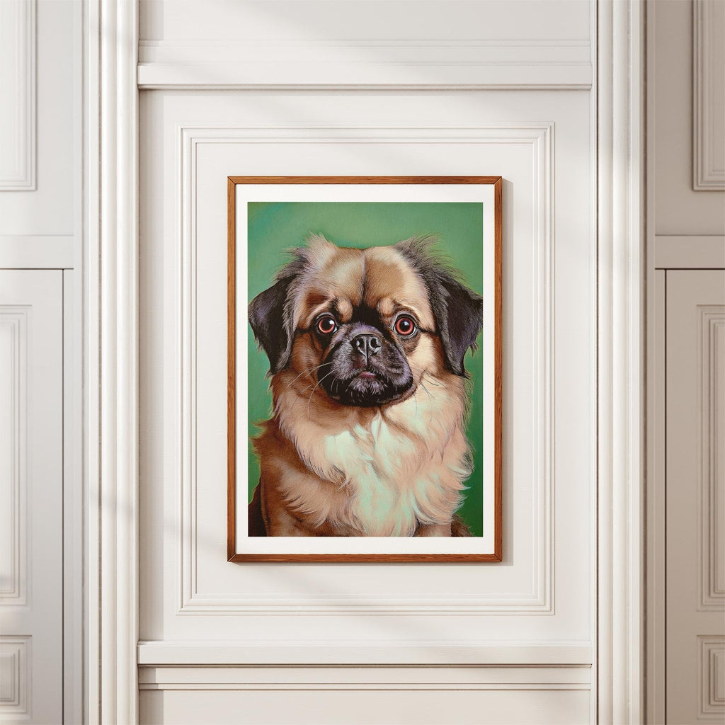 Pekingese Green Painted Series image 3