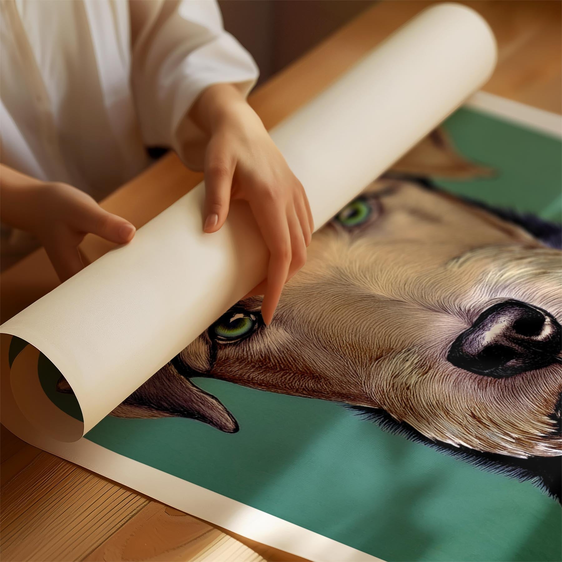 Airedale Green Painted Series image 1