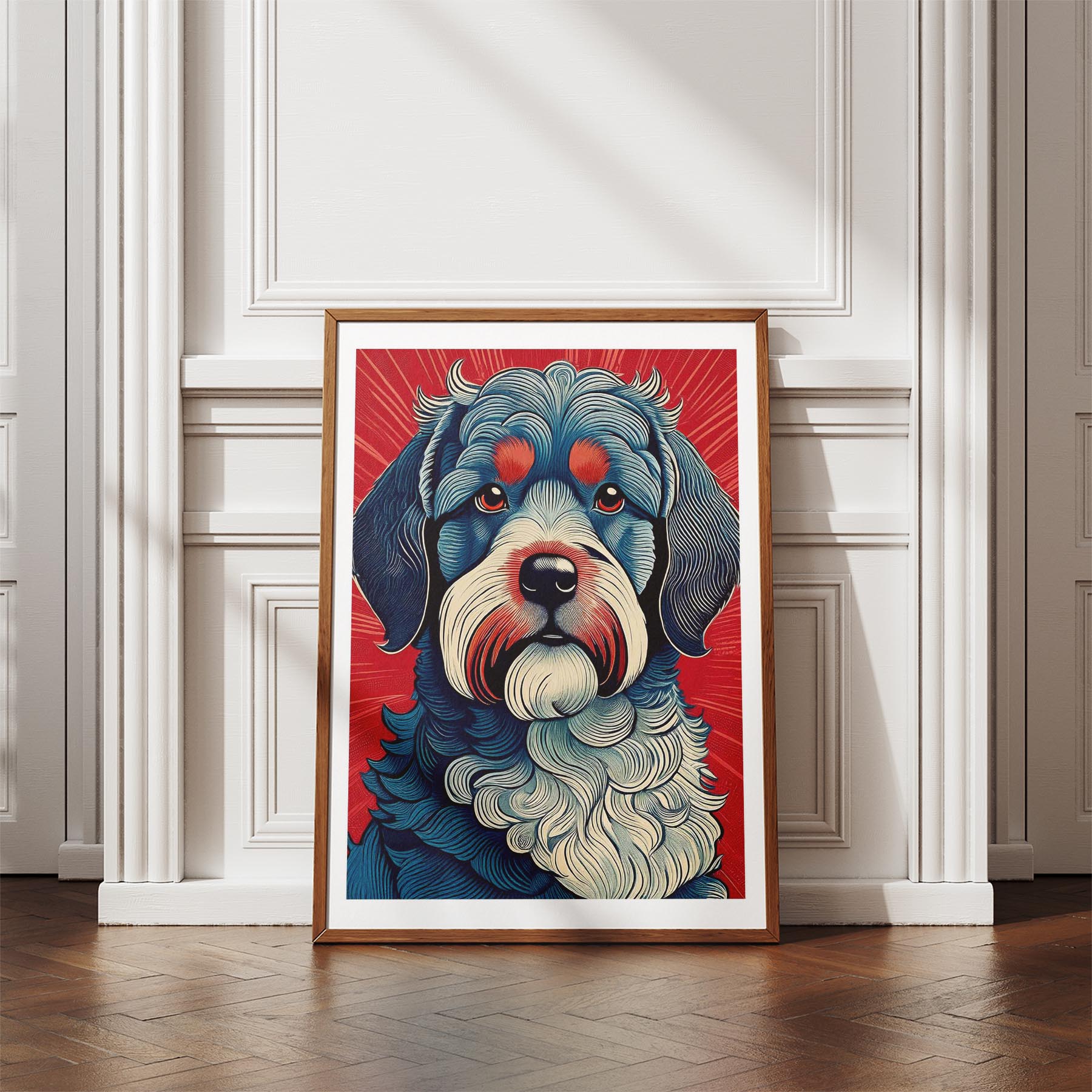 Cavoodle Hokusai Japanese Inspired Dog Series 6 image 4