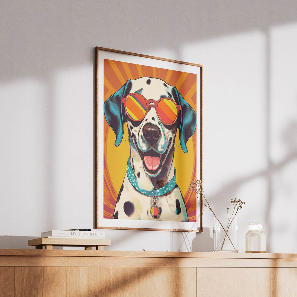 Dalmation Dog In Colourful Sunnies 7 image 6