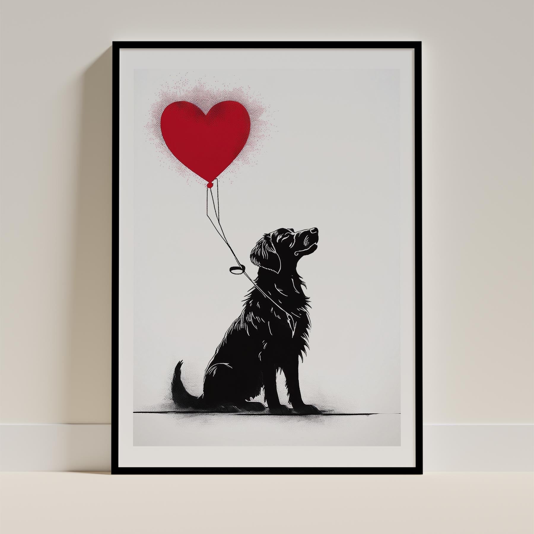 Golden Retriever DOGSY Series inspired by the Art of Banksy image 11