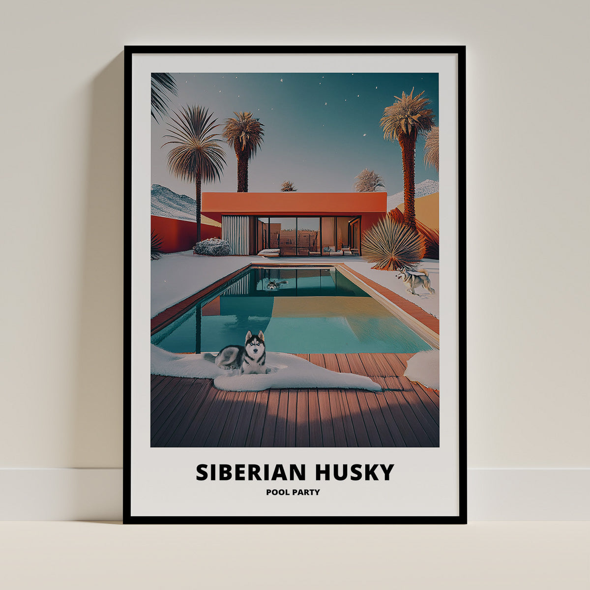 Siberian Husky Pool Party image 0