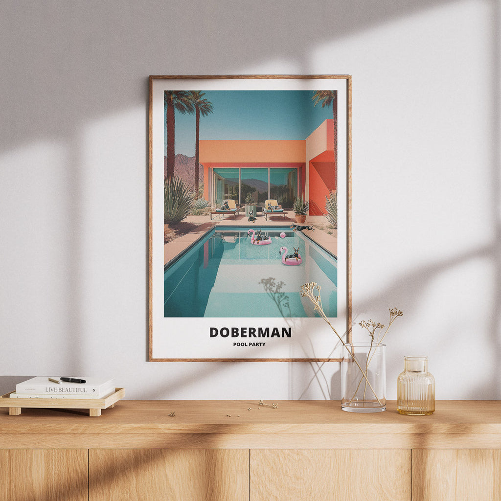 Doberman Pool Party image 8