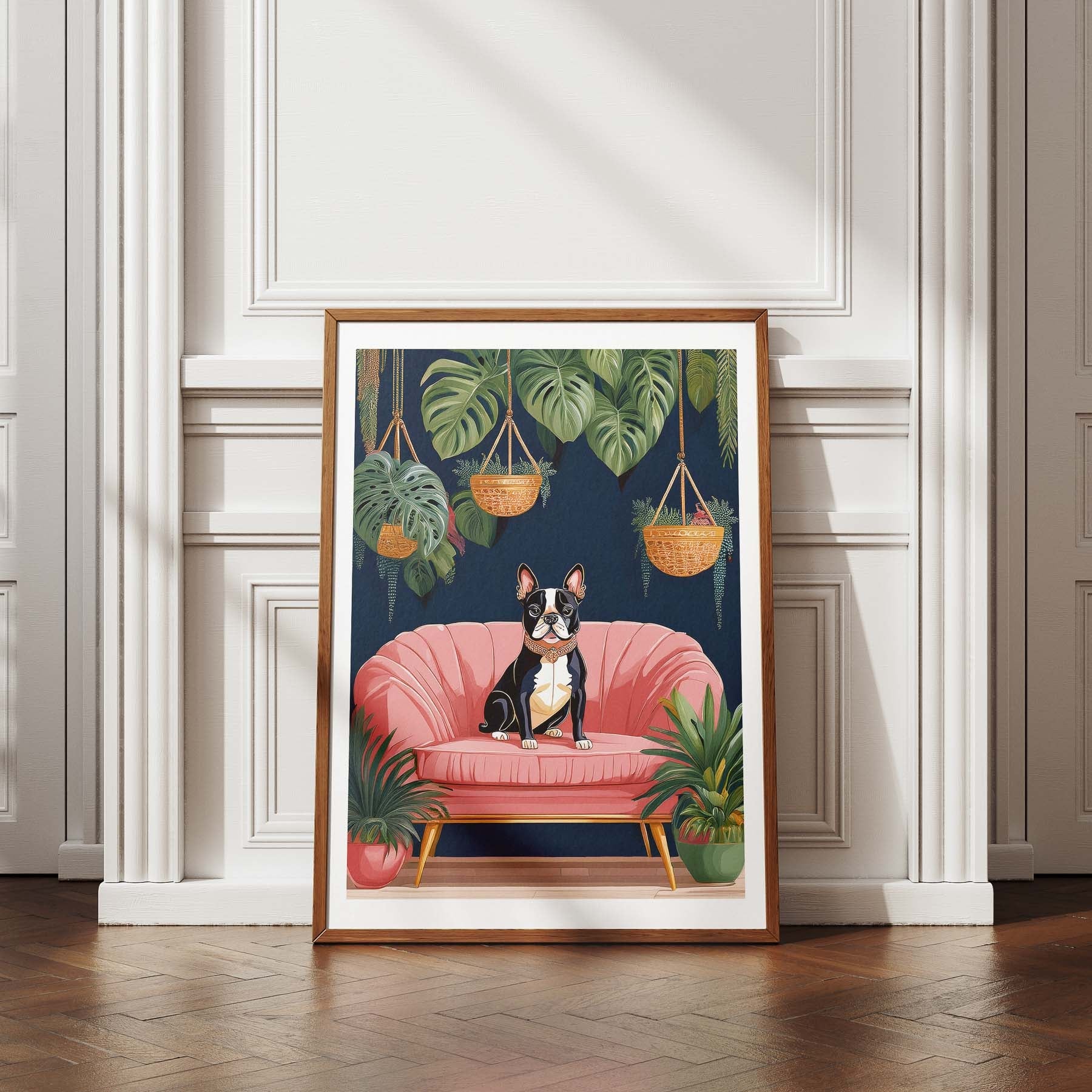 Boston Terrier Just Lounging Around 1 image 4