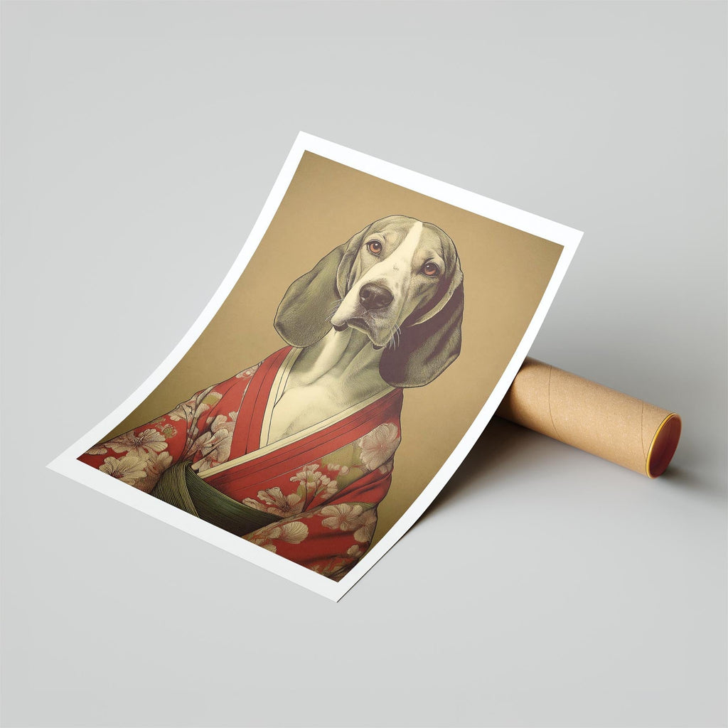 Basset Hound Japanse Kimono Dog Series image 6