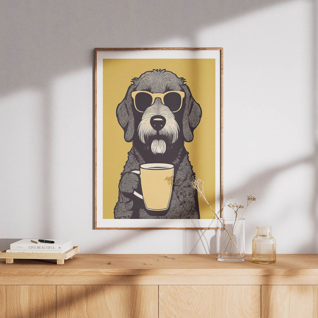 Labradoodle Chillin Coffee Dog image 8