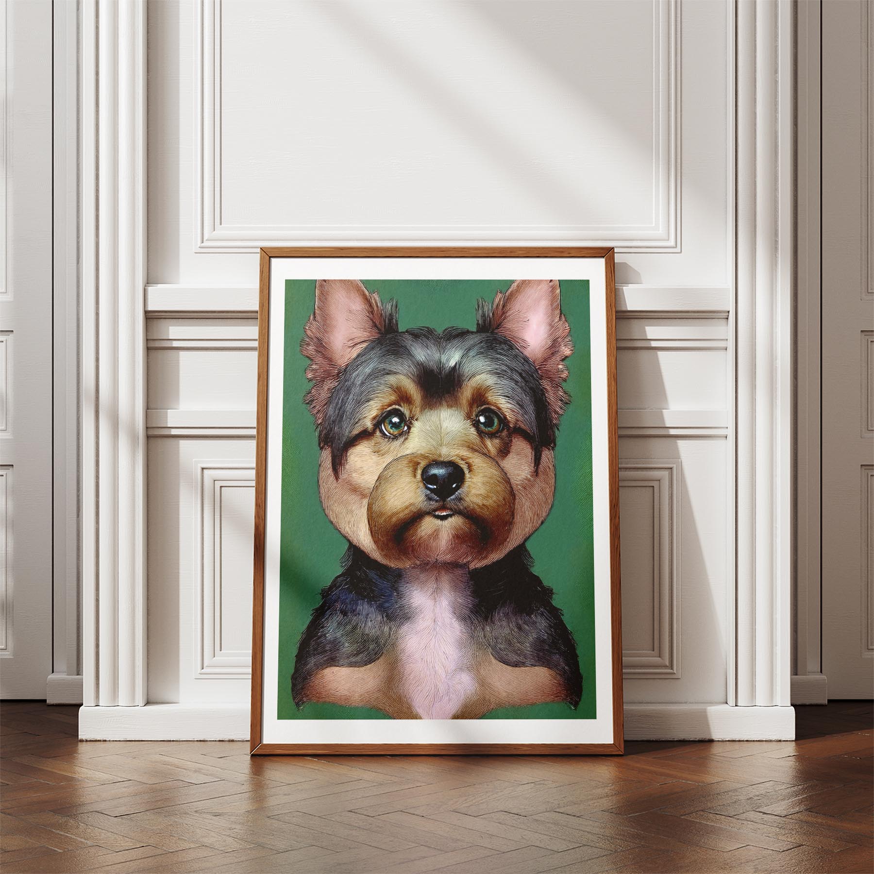 Yorkshire Terrier Green Painted Series image 4