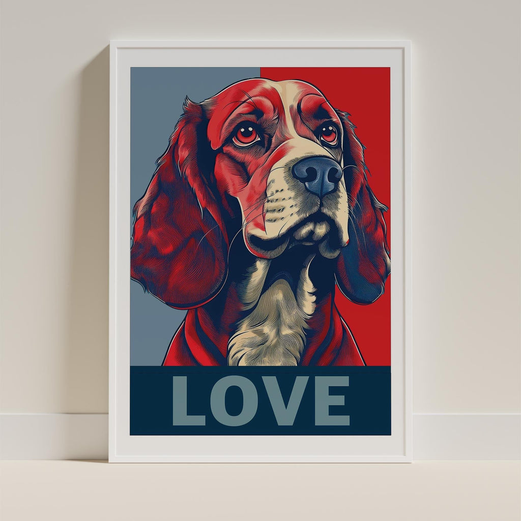 Cocker Spaniel LOVE Series Inspired by the Obama Poster image 9