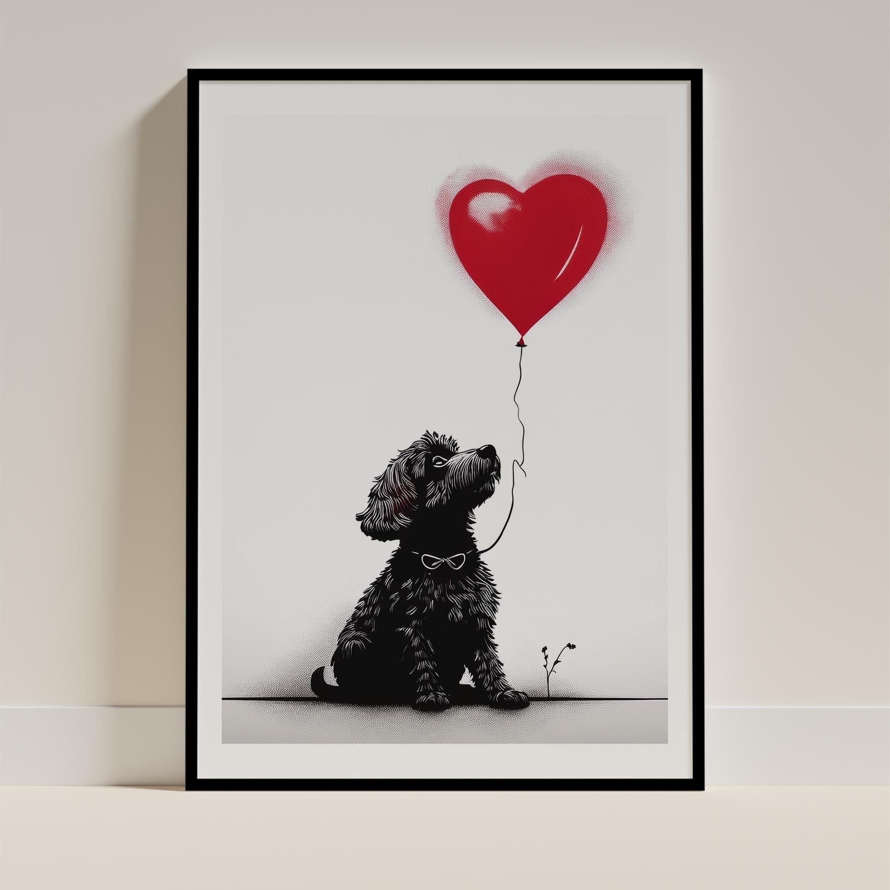Maltese DOGSY Series inspired by the Art of Banksy image 0