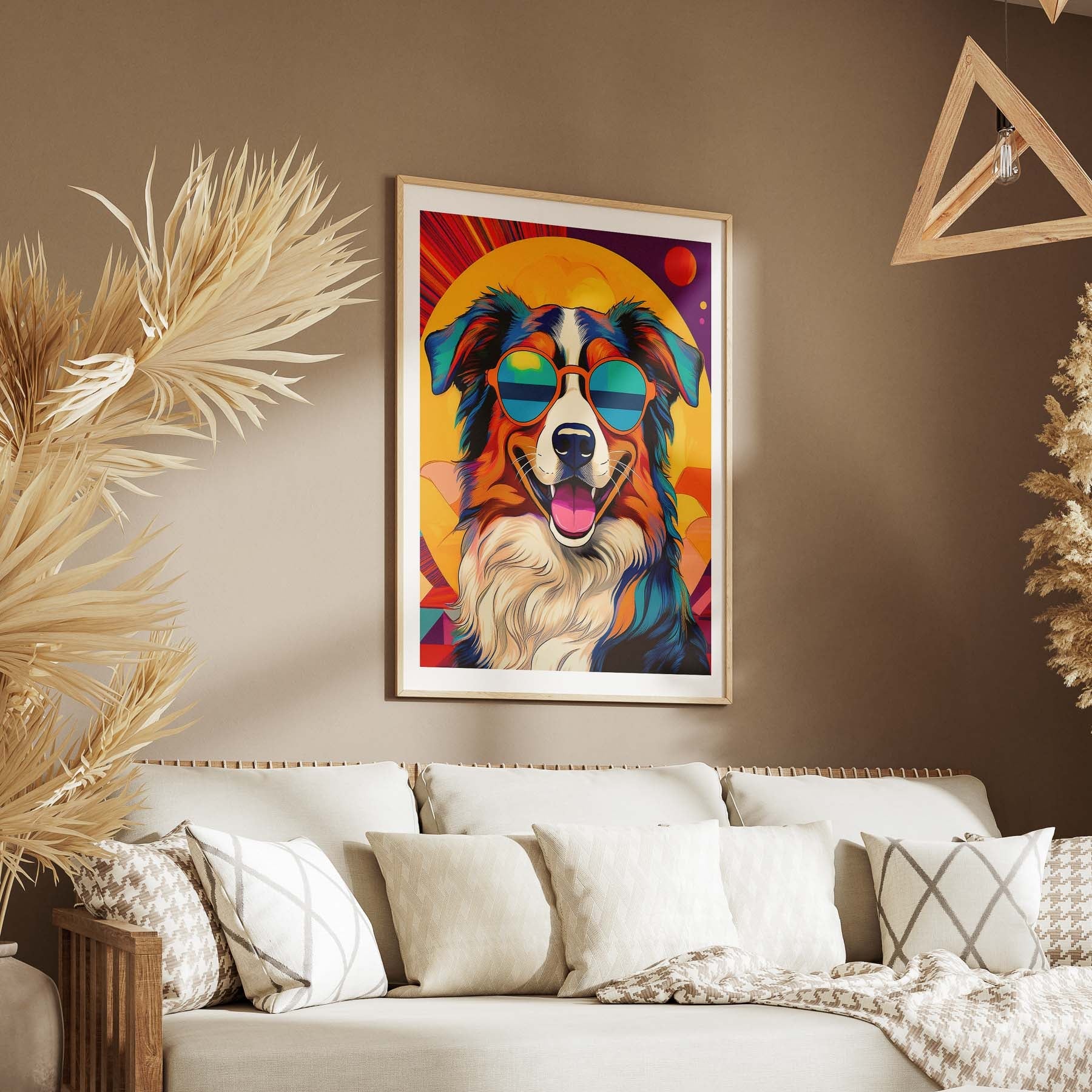 Australian Shepherd In Colourful Sunnies 2 image 5