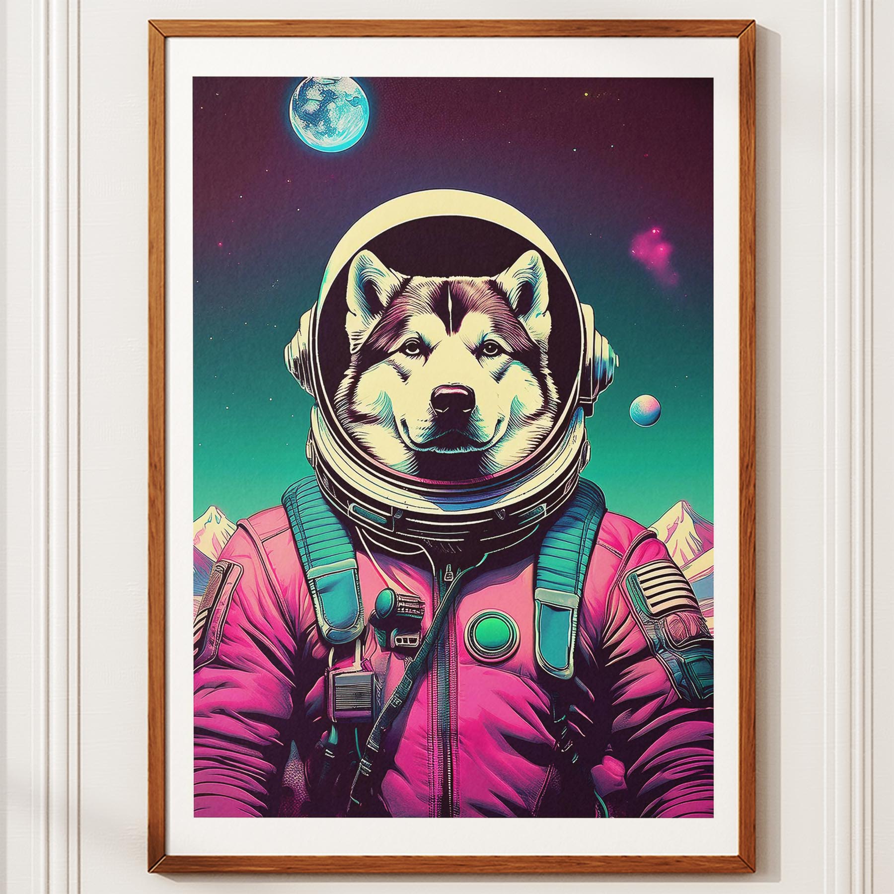 Alaskan Malamute Space Dogs Series image 10