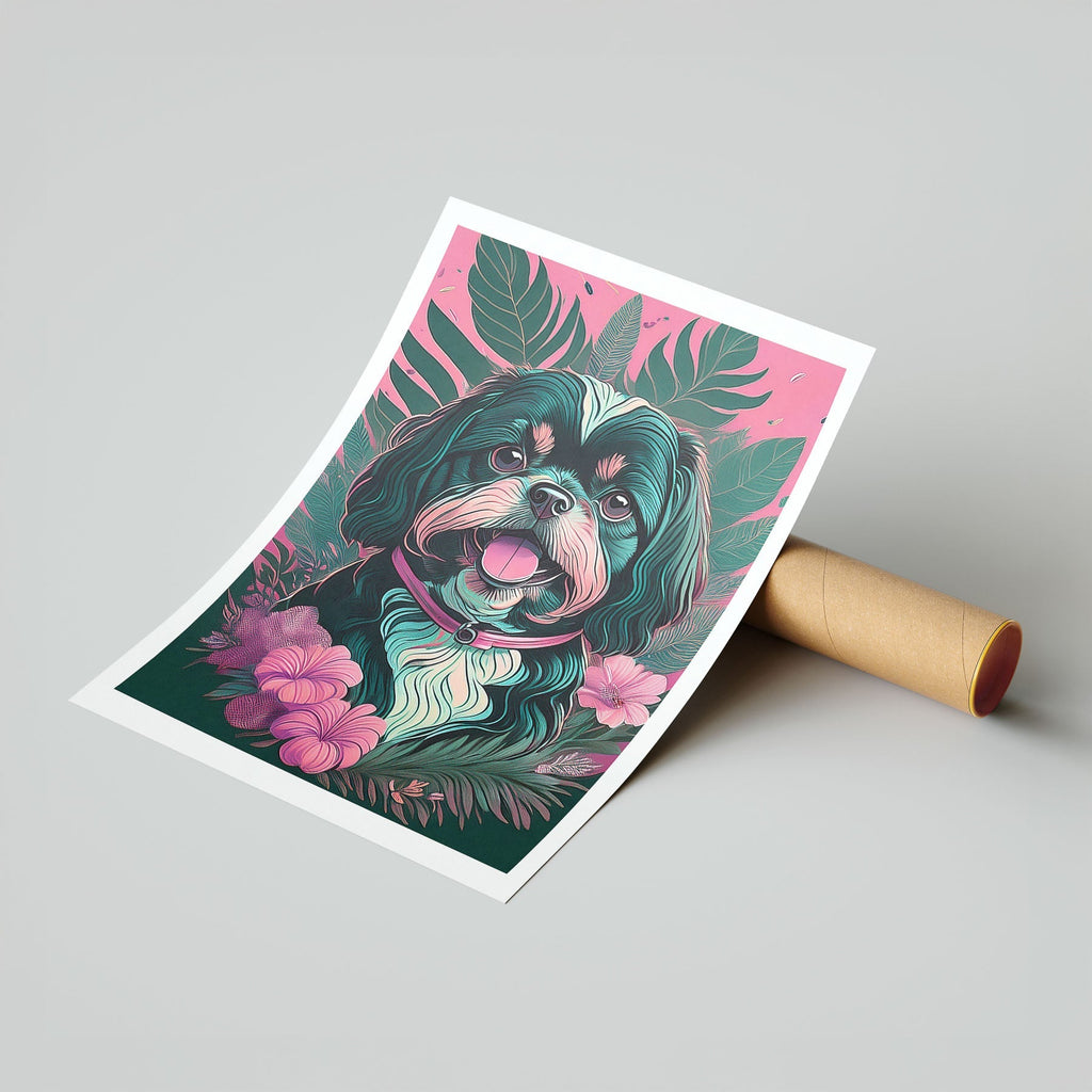 Shih Tzu Flowery Dog image 7