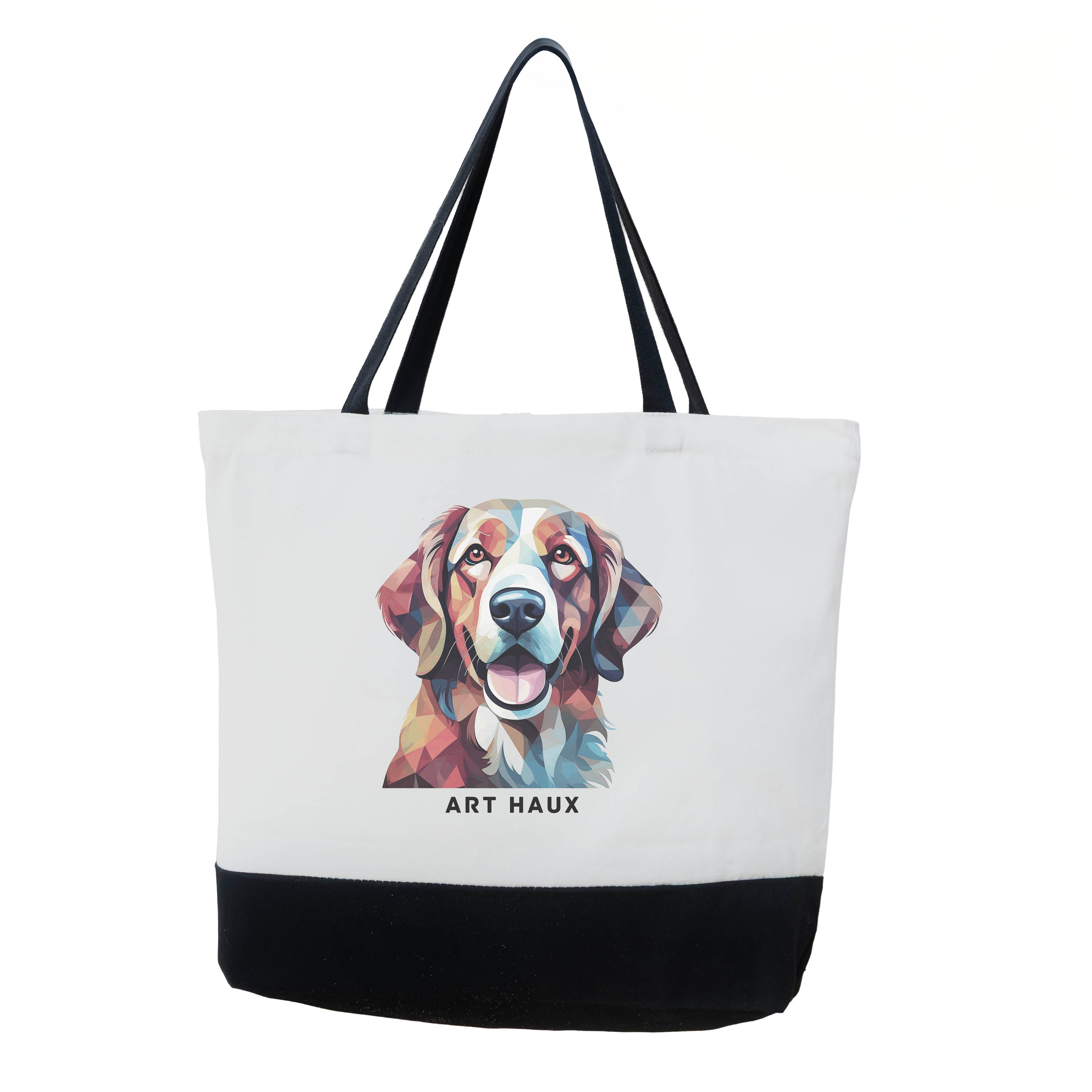 Flat Coated Retrievers Chic Graphic Art Bag image 0