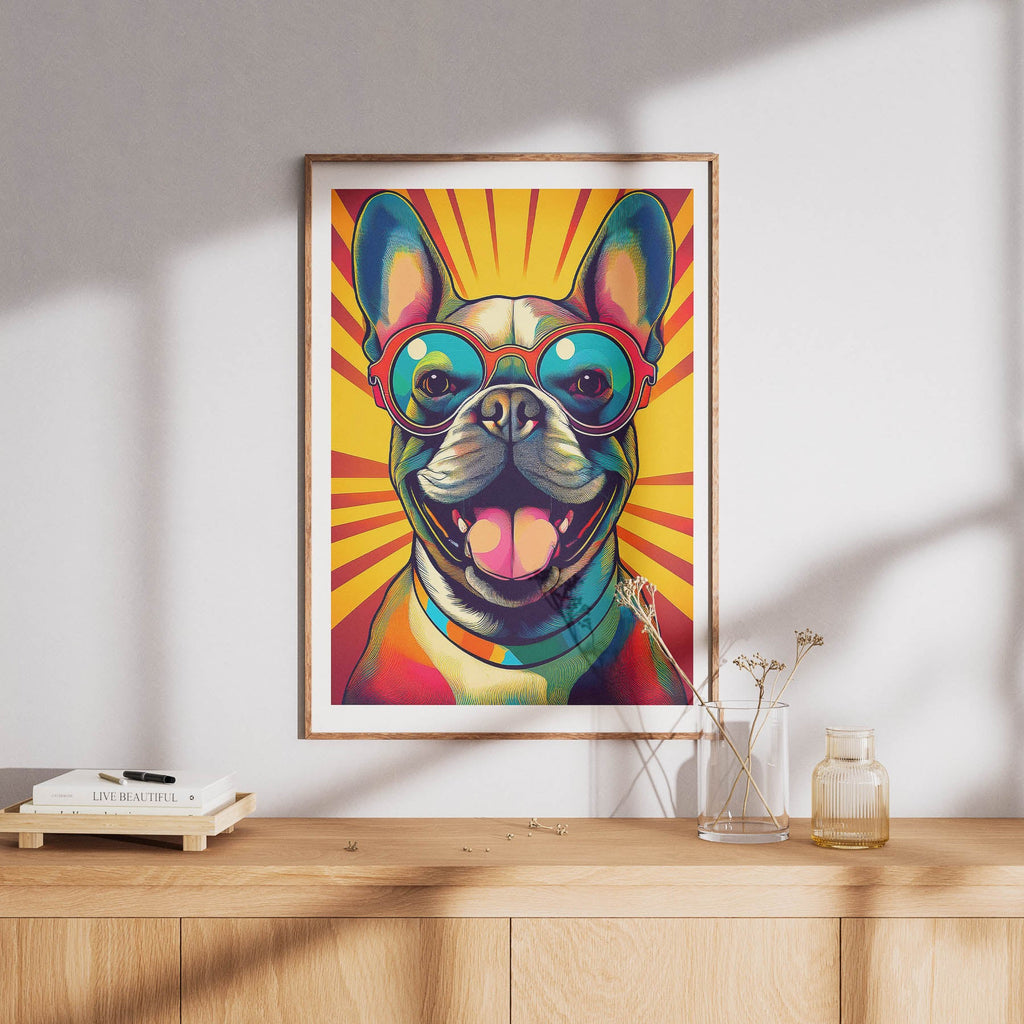 French Bull In Colourful Sunnies 2 image 8