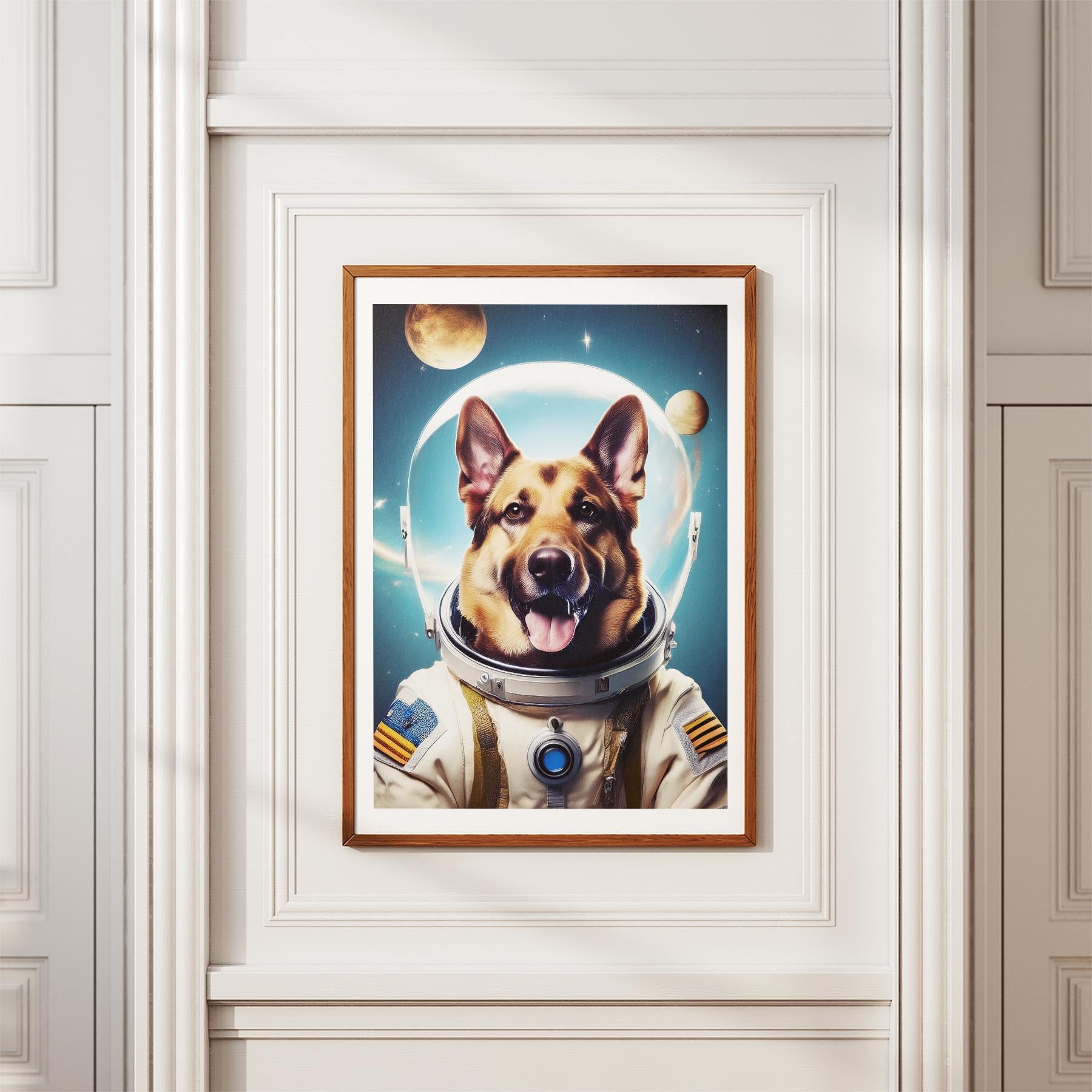 German Shepherd Astronaut Dog Series image 3