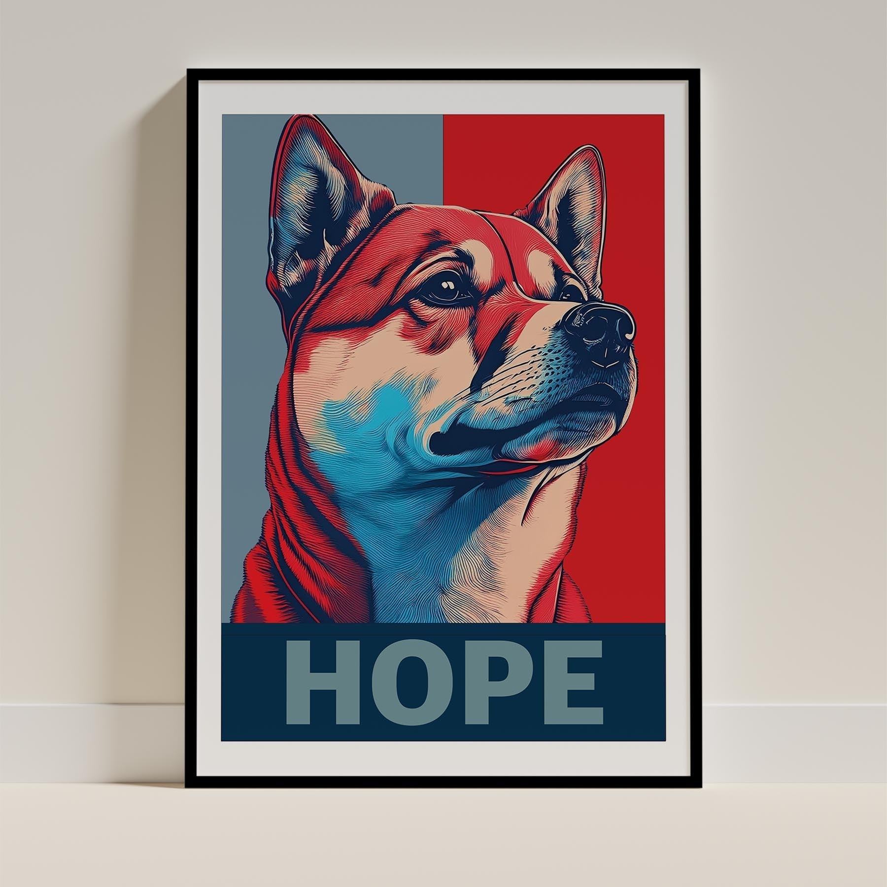 Shiba HOPE Series Inspired by the Obama Poster image 0