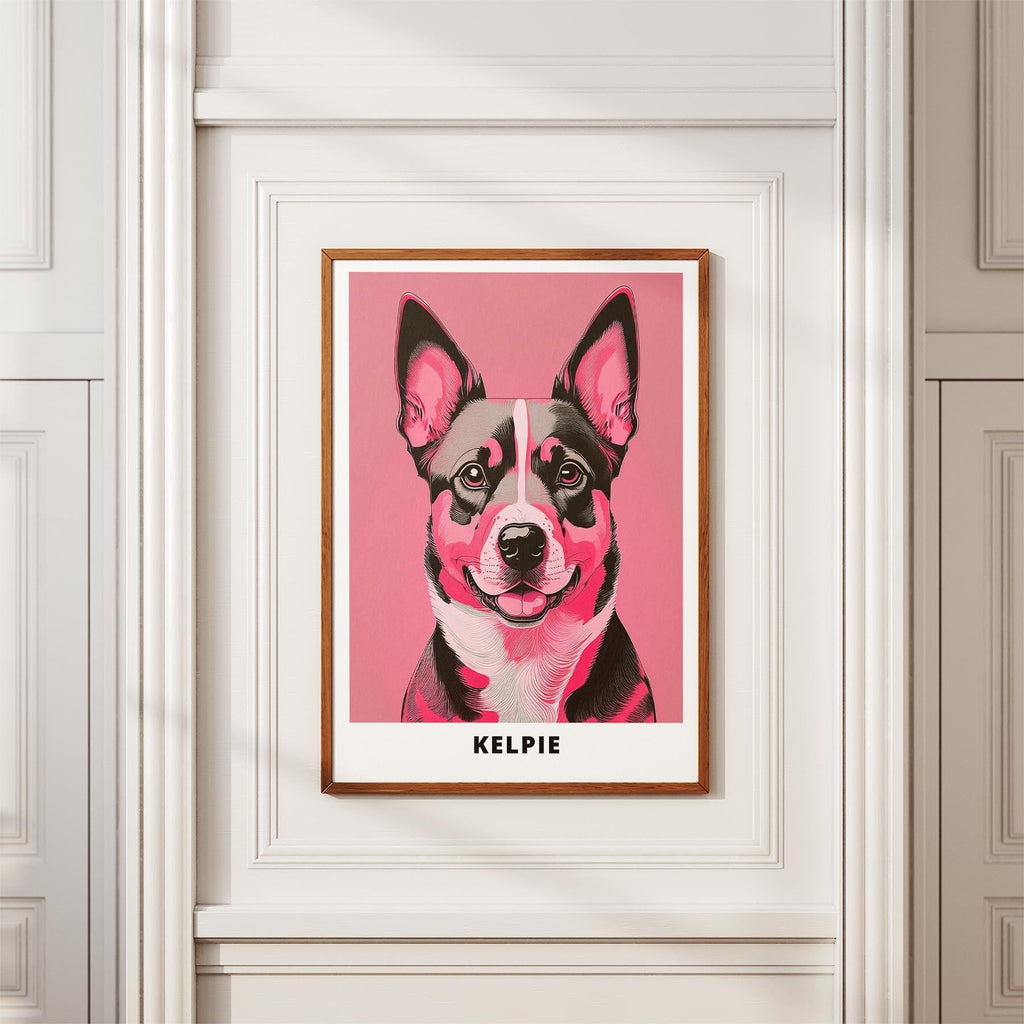 Kelpie Pink and Black Dog Series 1 image 3