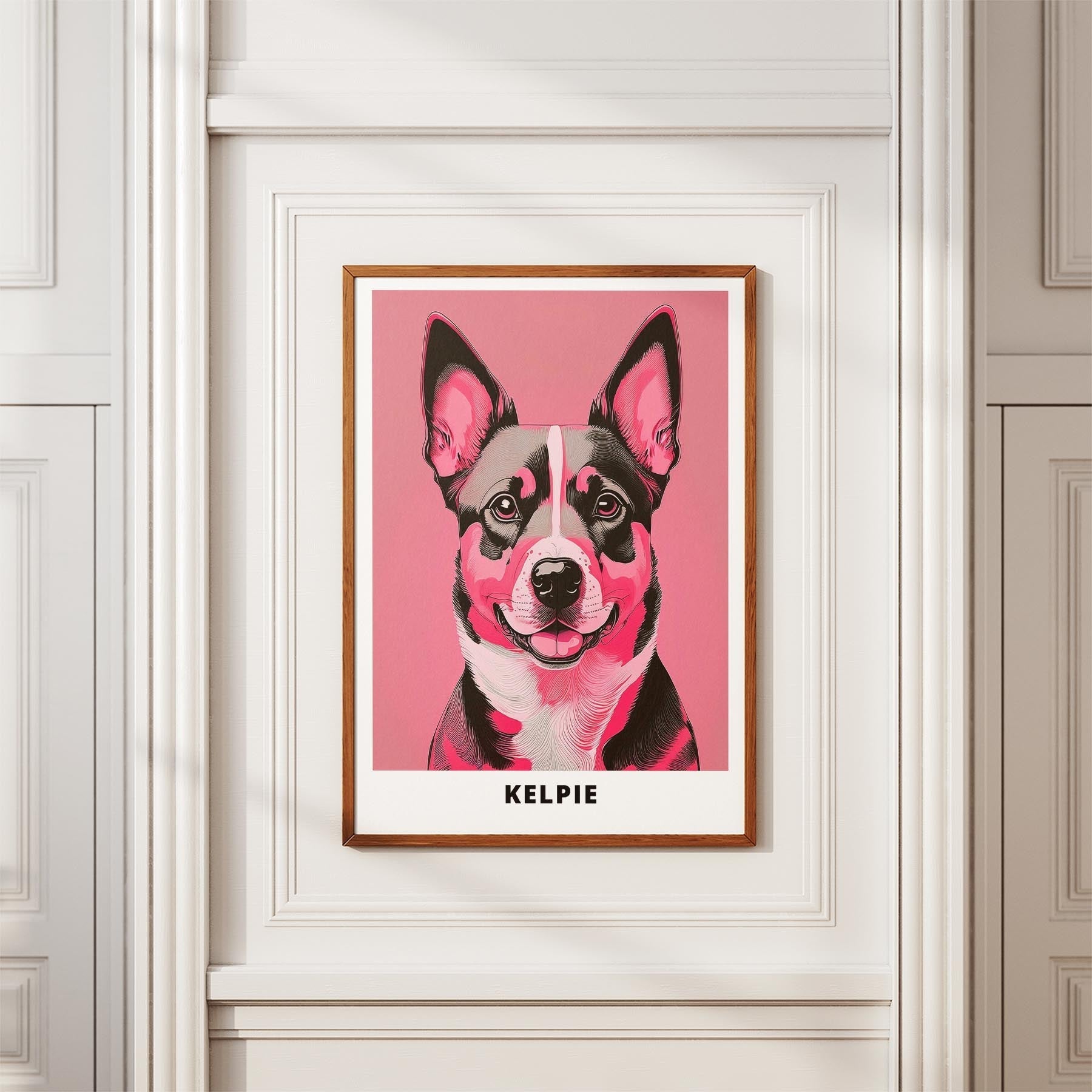Kelpie Pink and Black Dog Series 1 image 3