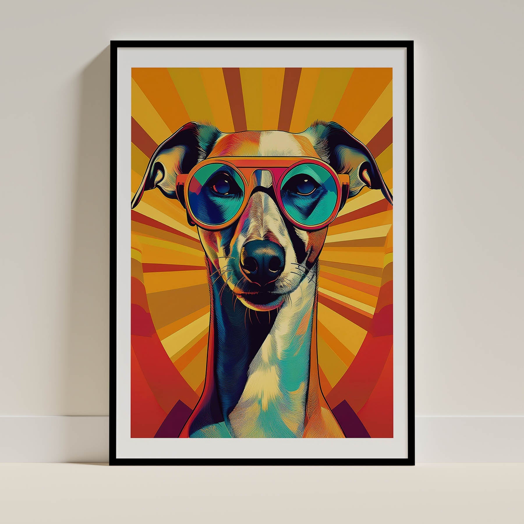 Grayhound In Colourful Sunnies 3 image 0