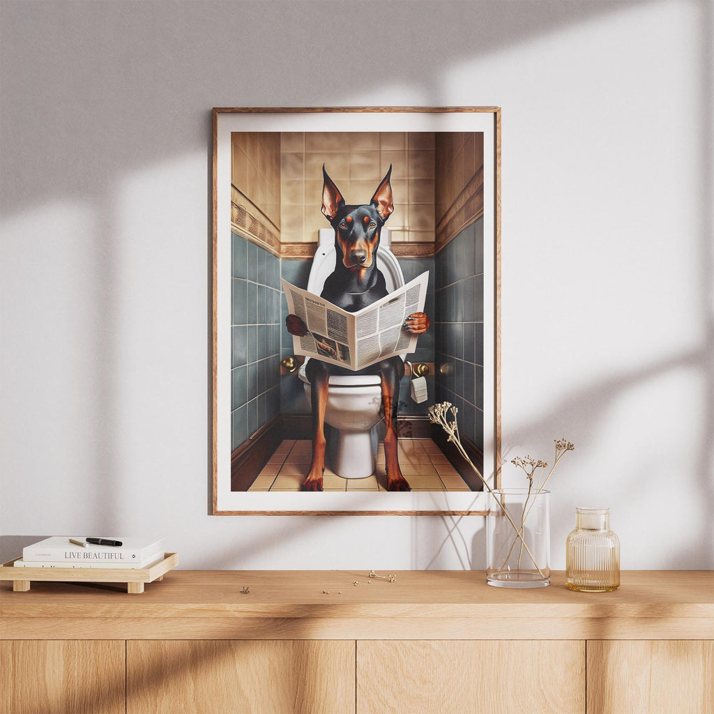 Dobermann Toilet Humour Dog Series 3 image 8