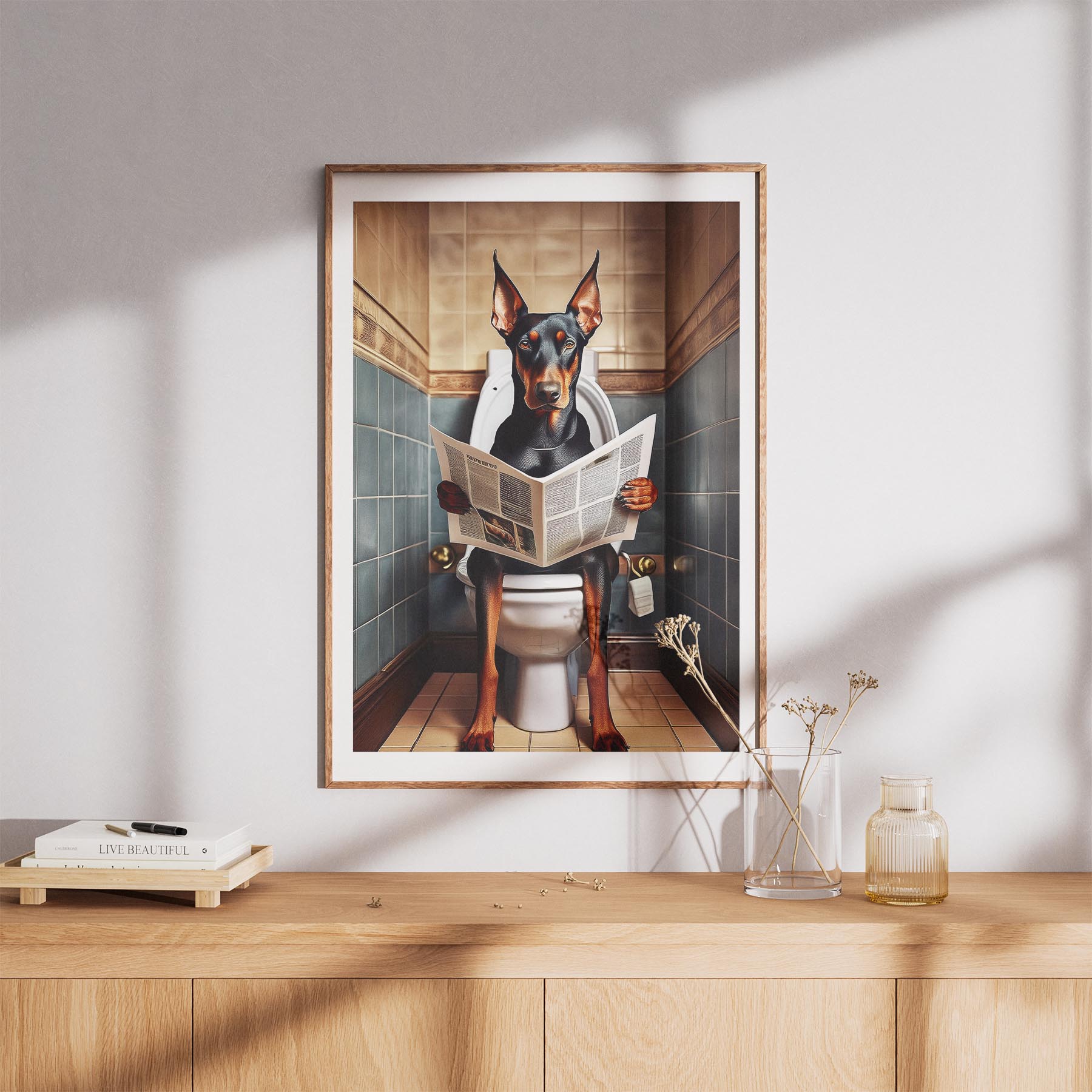 Dobermann Toilet Humour Dog Series 3 image 8