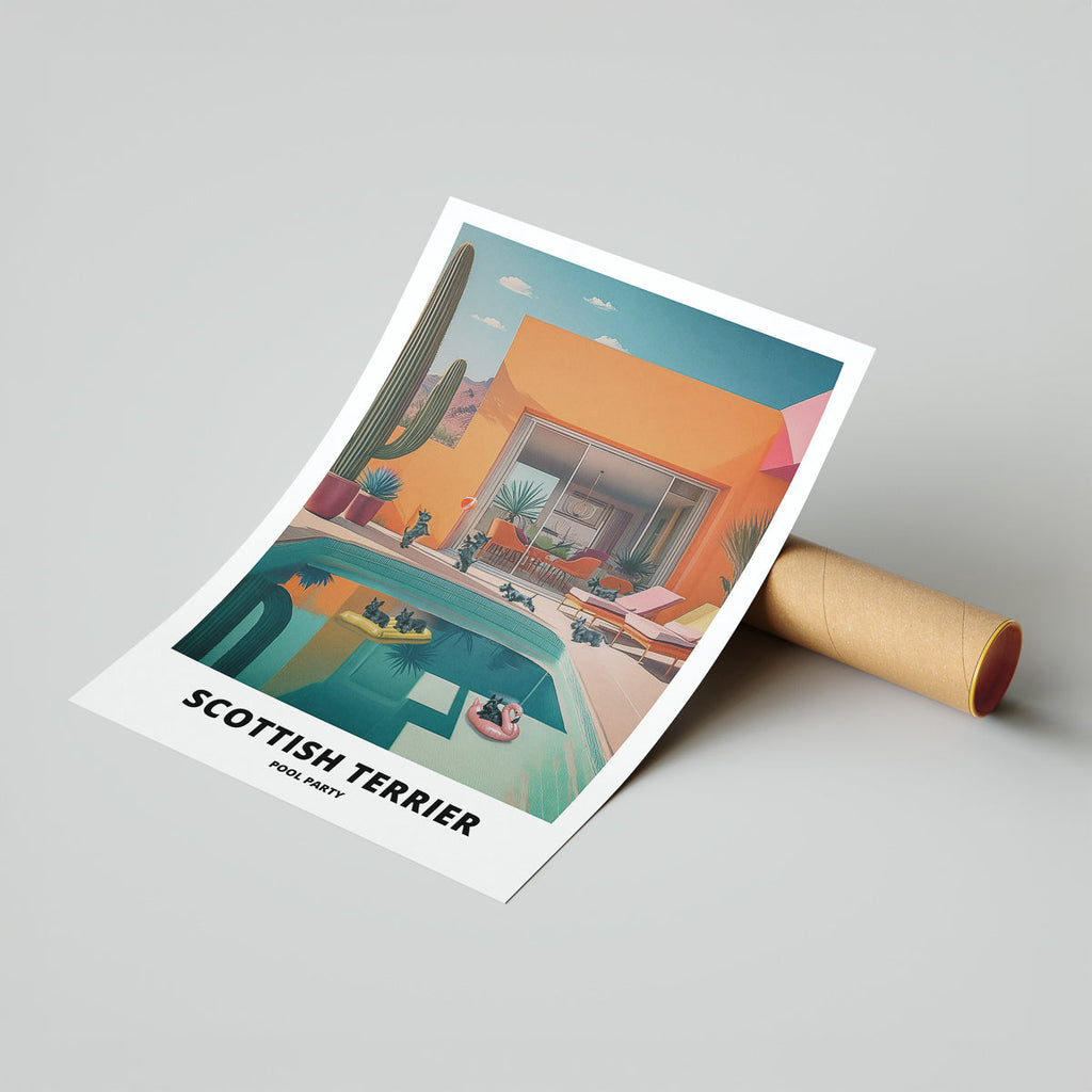 Scottish Terrier Pool Party image 7