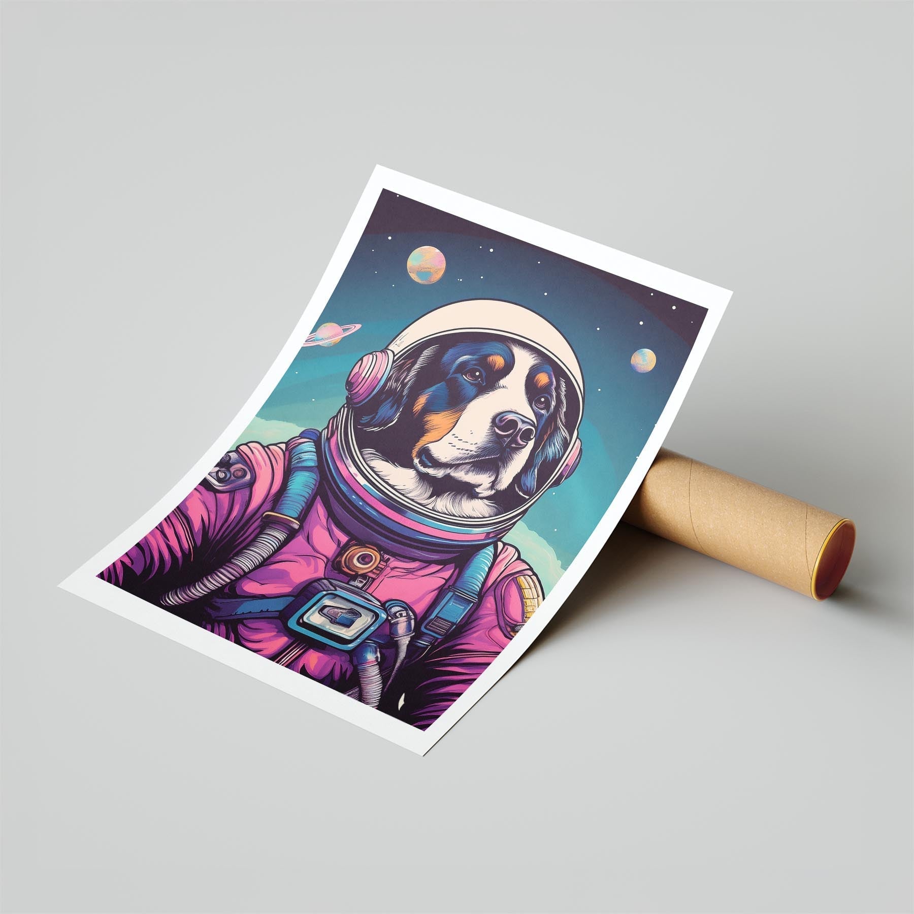 Bernese Mountain Dog Space Dogs Series image 6