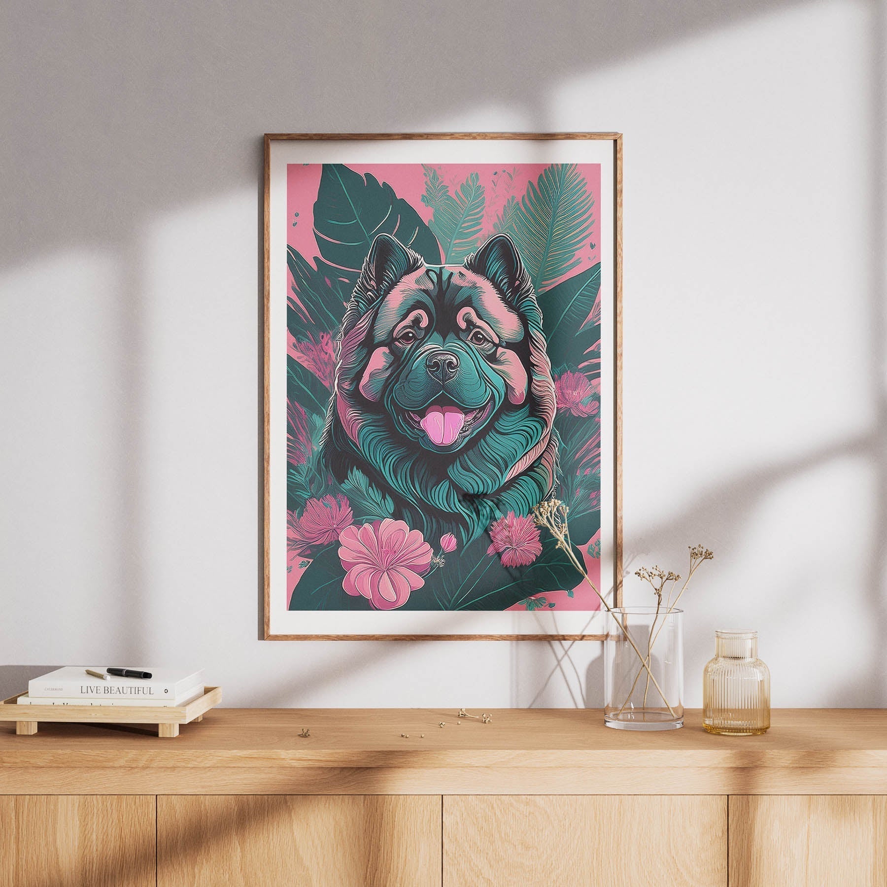 Chow Chow Flowery Dog image 8