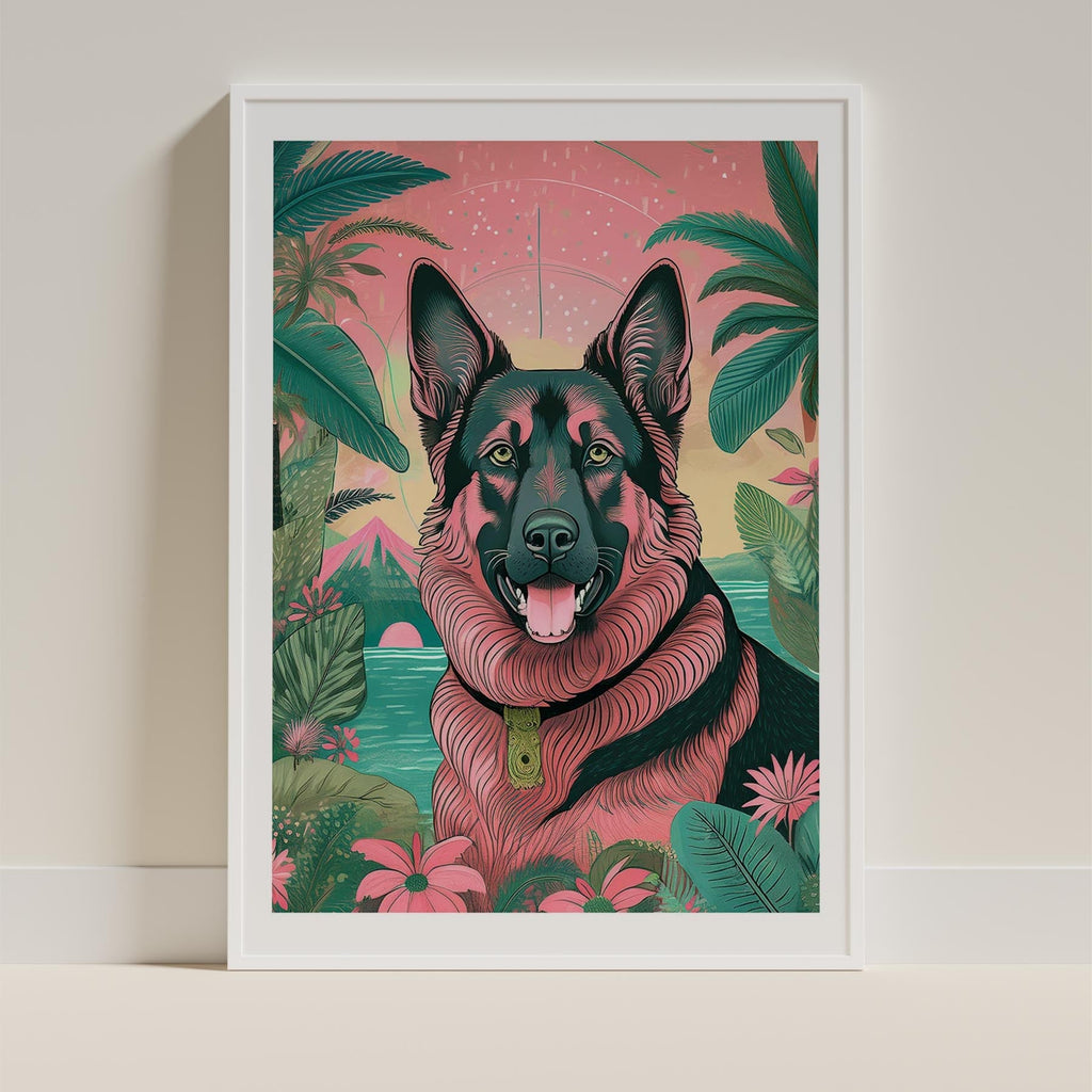 German Shepherd Flowery Dog image 9