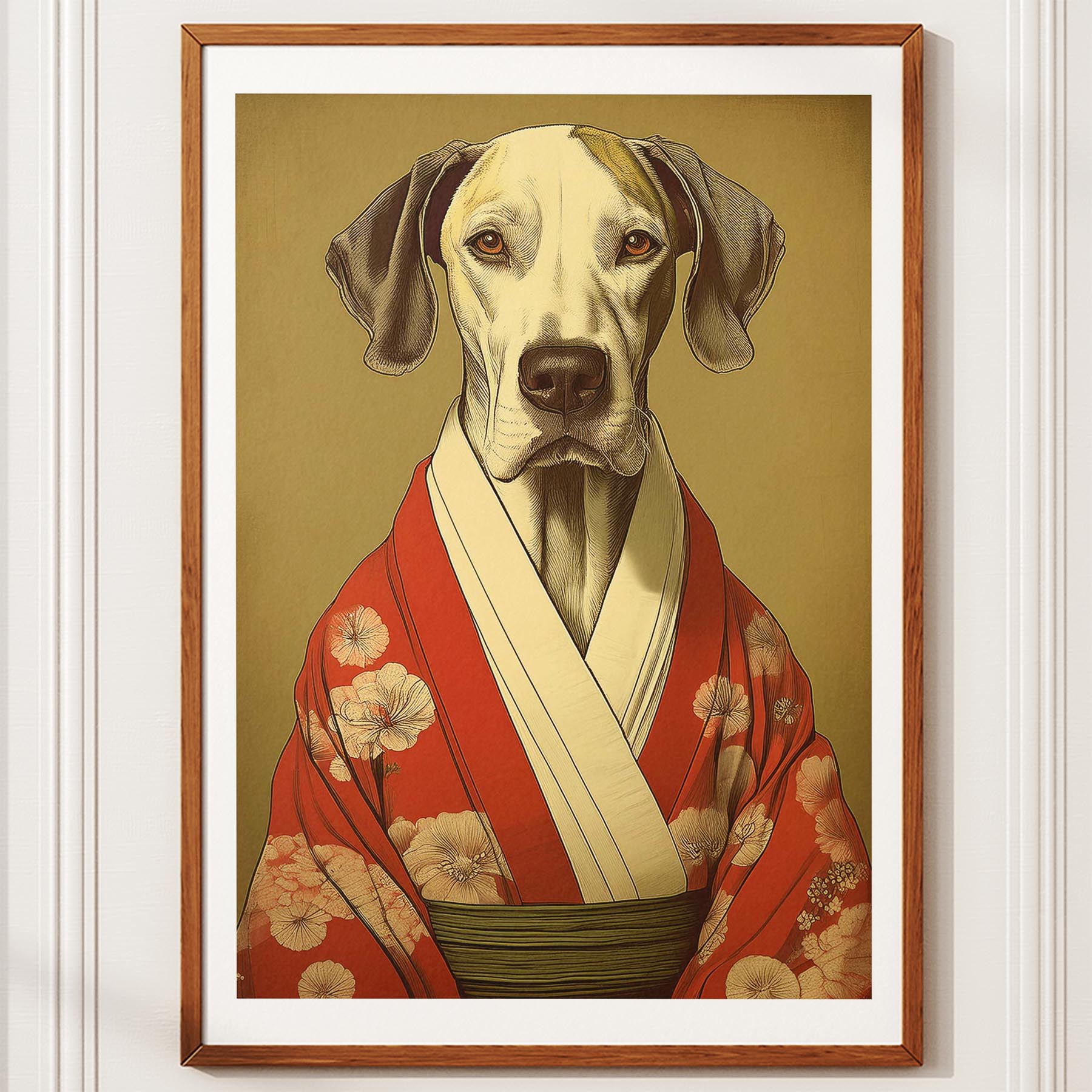 Great Dane Japanse Kimono Dog Series image 10