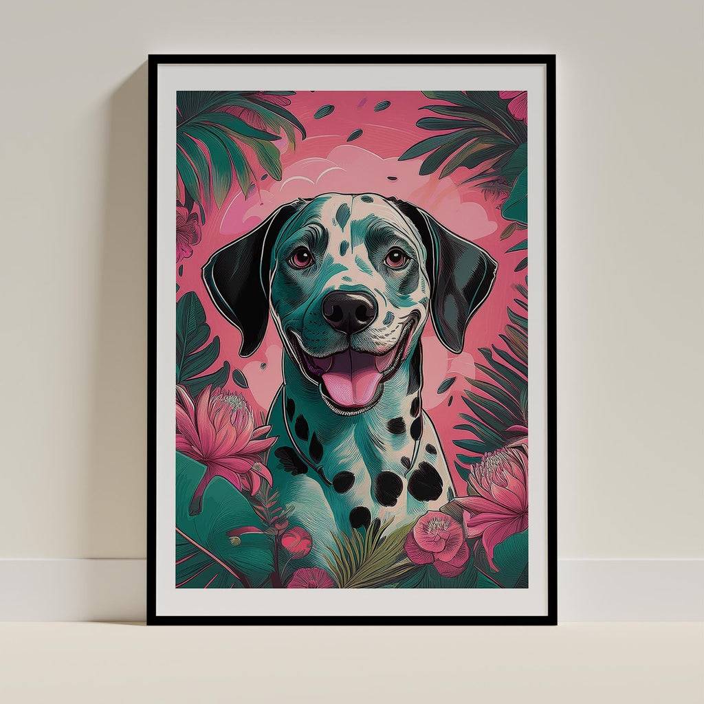 Dalmatian Flowery Dog image 0