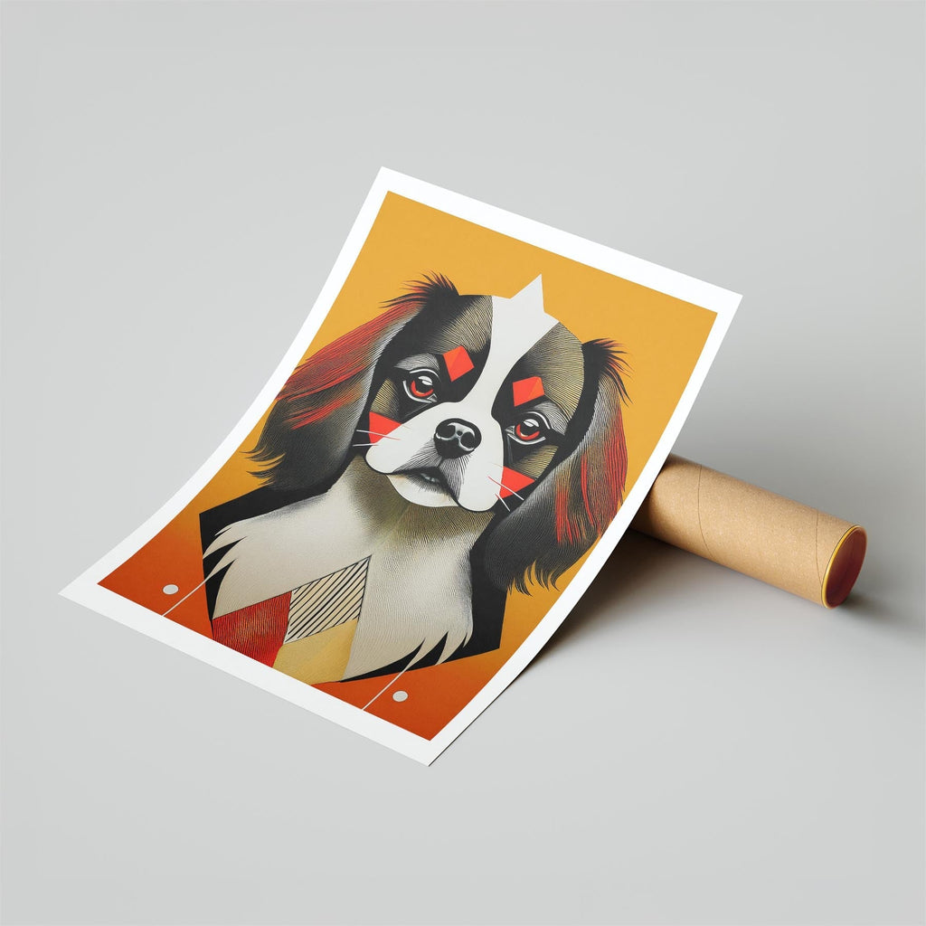 Japanese Chin Geometric Orange Series image 6