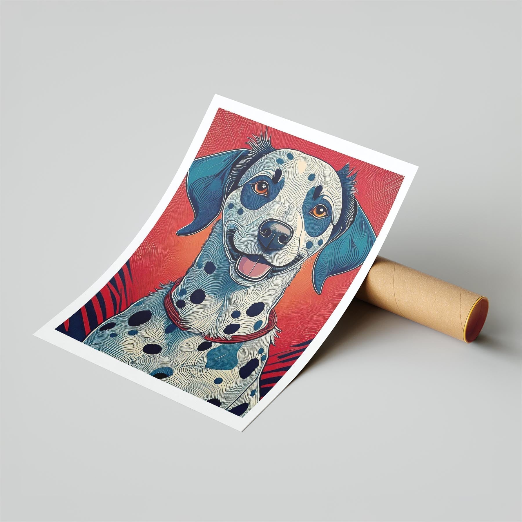 Dalmatian Hokusai Japanese Inspired Dog Series 1 image 6